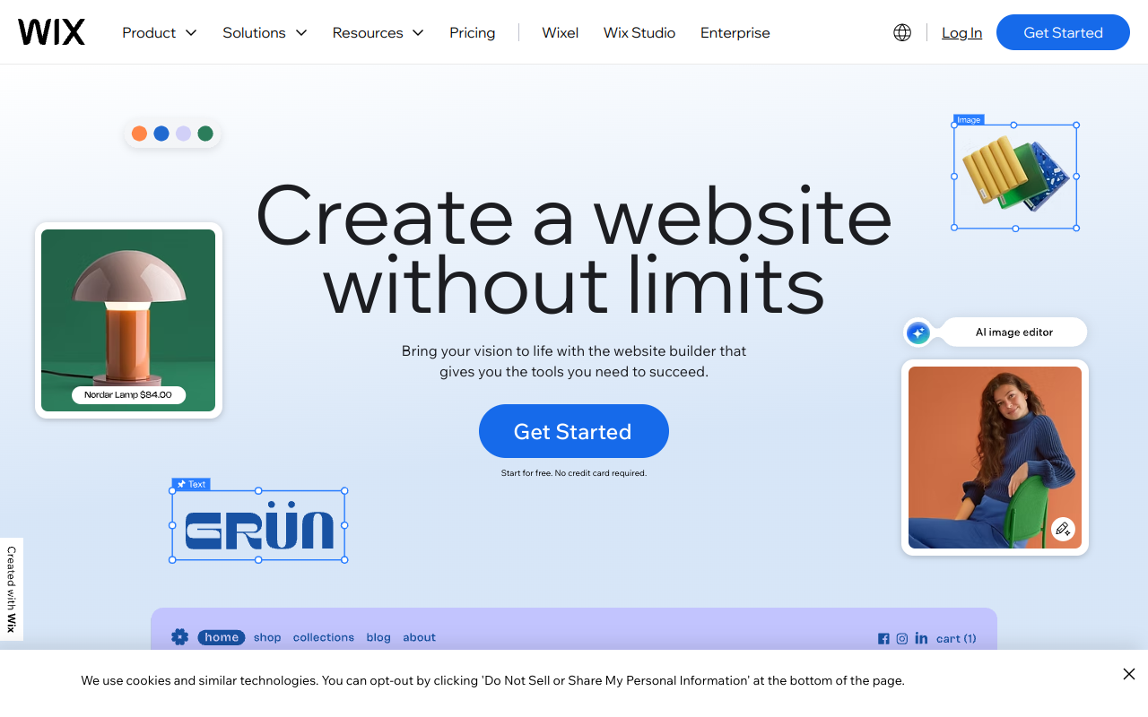 Screenshot of Wix Review: The All-in-One Platform for Building Your Online Presence